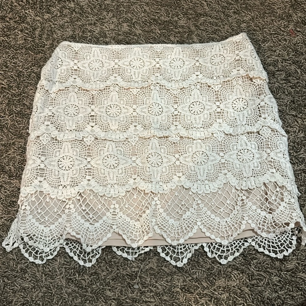 Cream/ off white color skirt